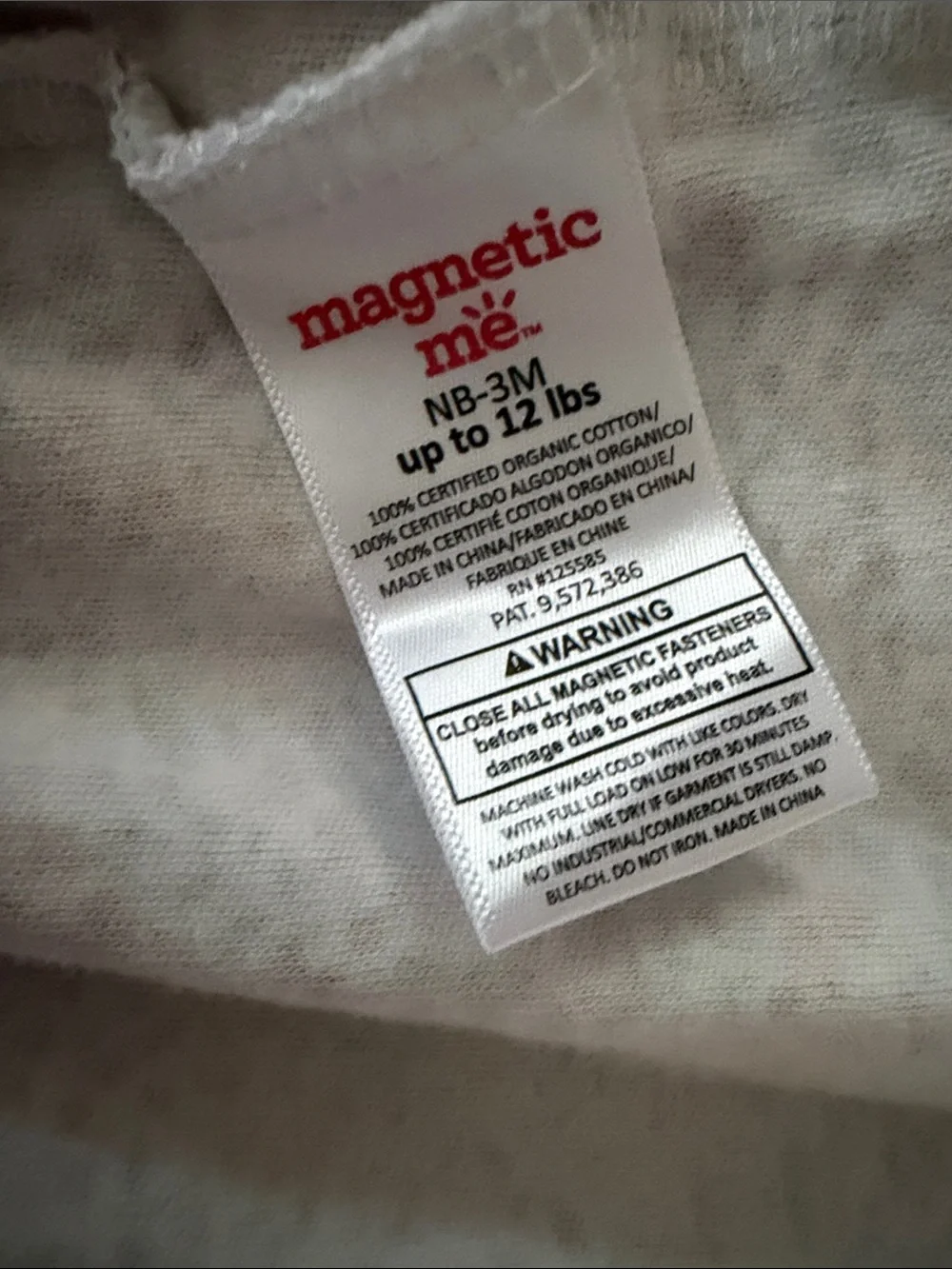 Magnetic Me organic cotton sleeper